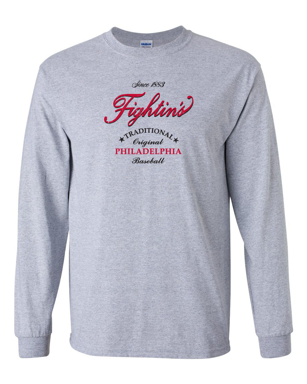 Fightins Lager MENS Long Sleeve Heavy Cotton T-Shirt