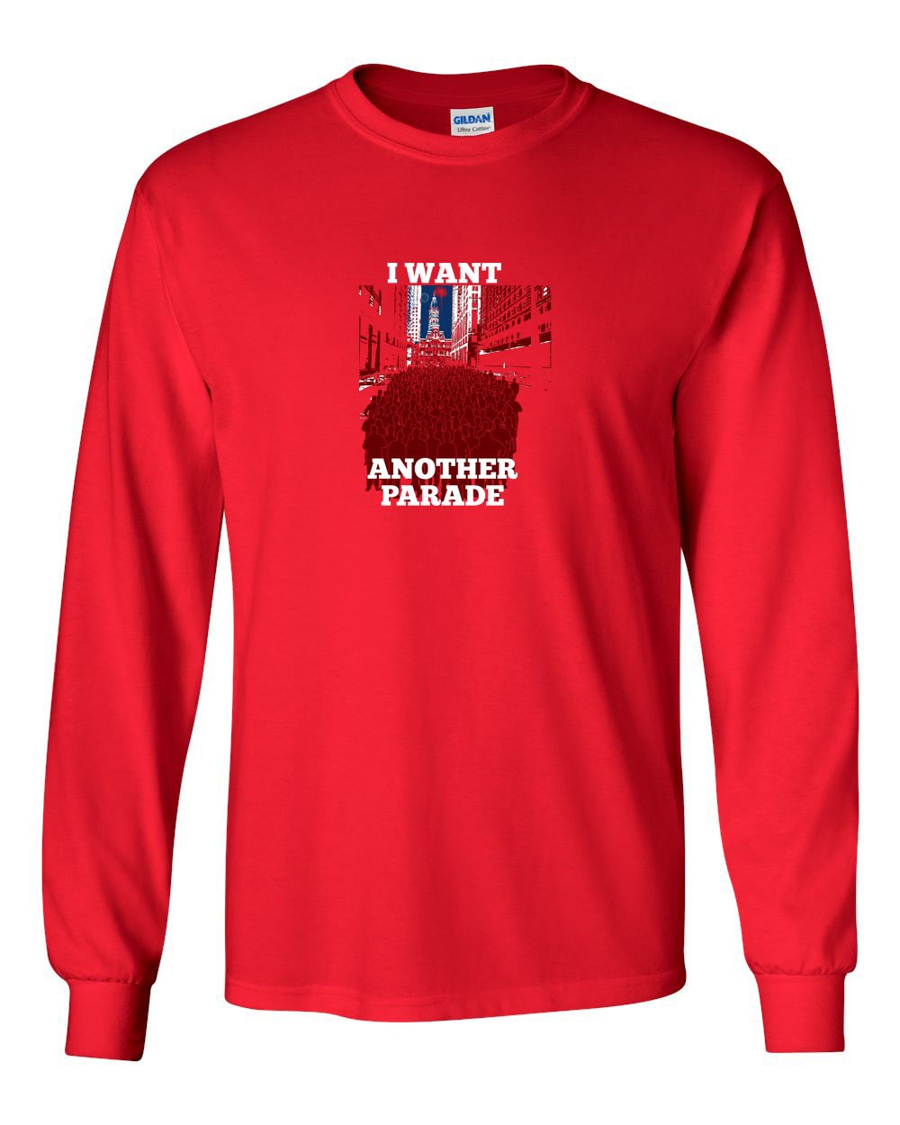 I Want Another Parade MENS Long Sleeve Heavy Cotton T-Shirt