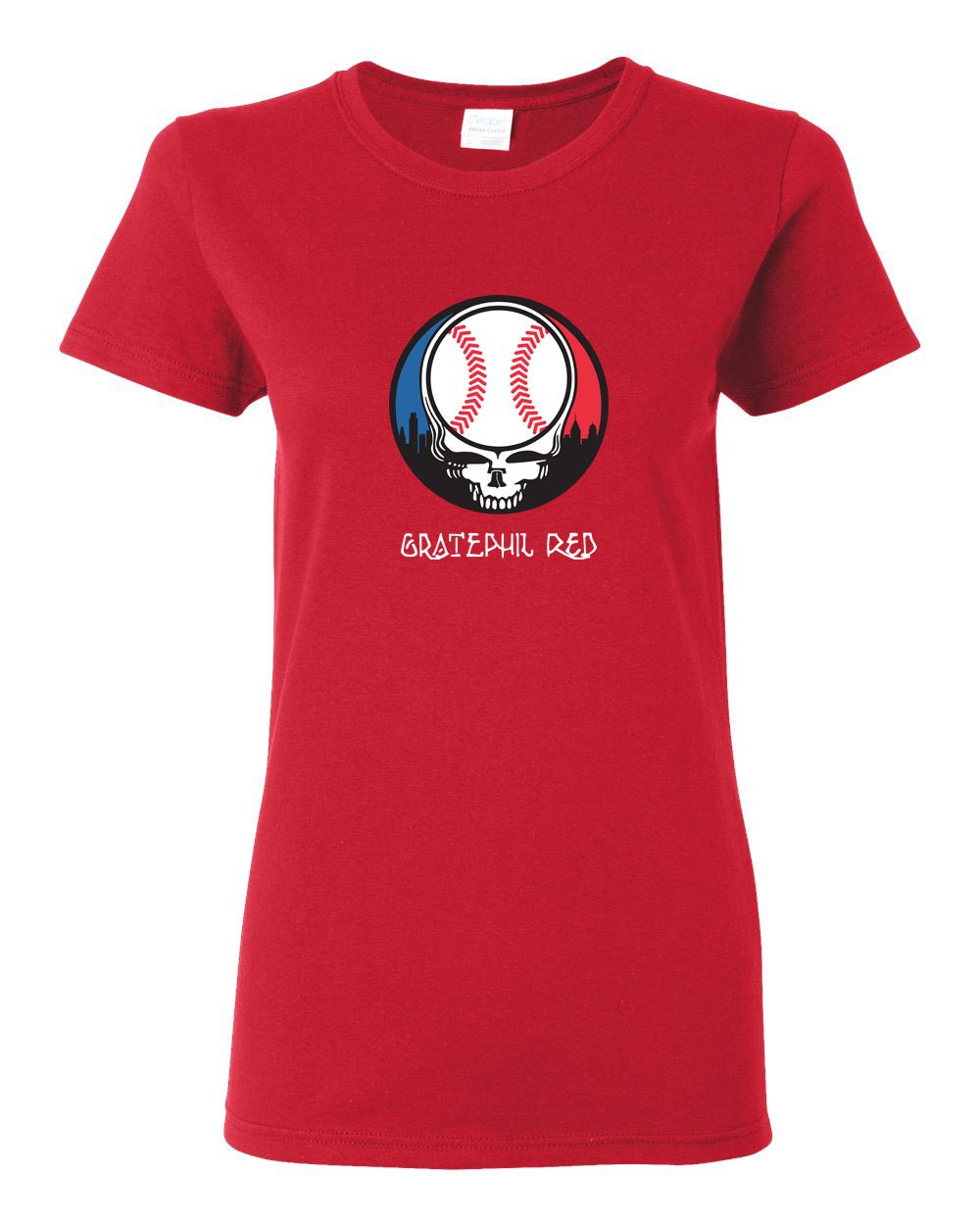 Gratephil Red LADIES Missy-Fit T-Shirt