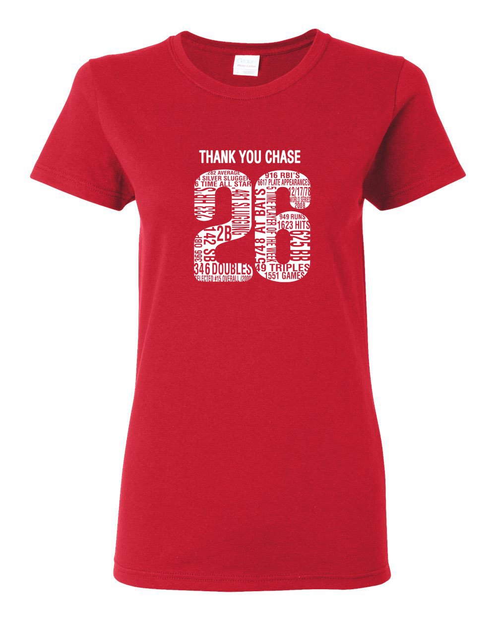 Thank You Chase LADIES Missy-Fit T-Shirt