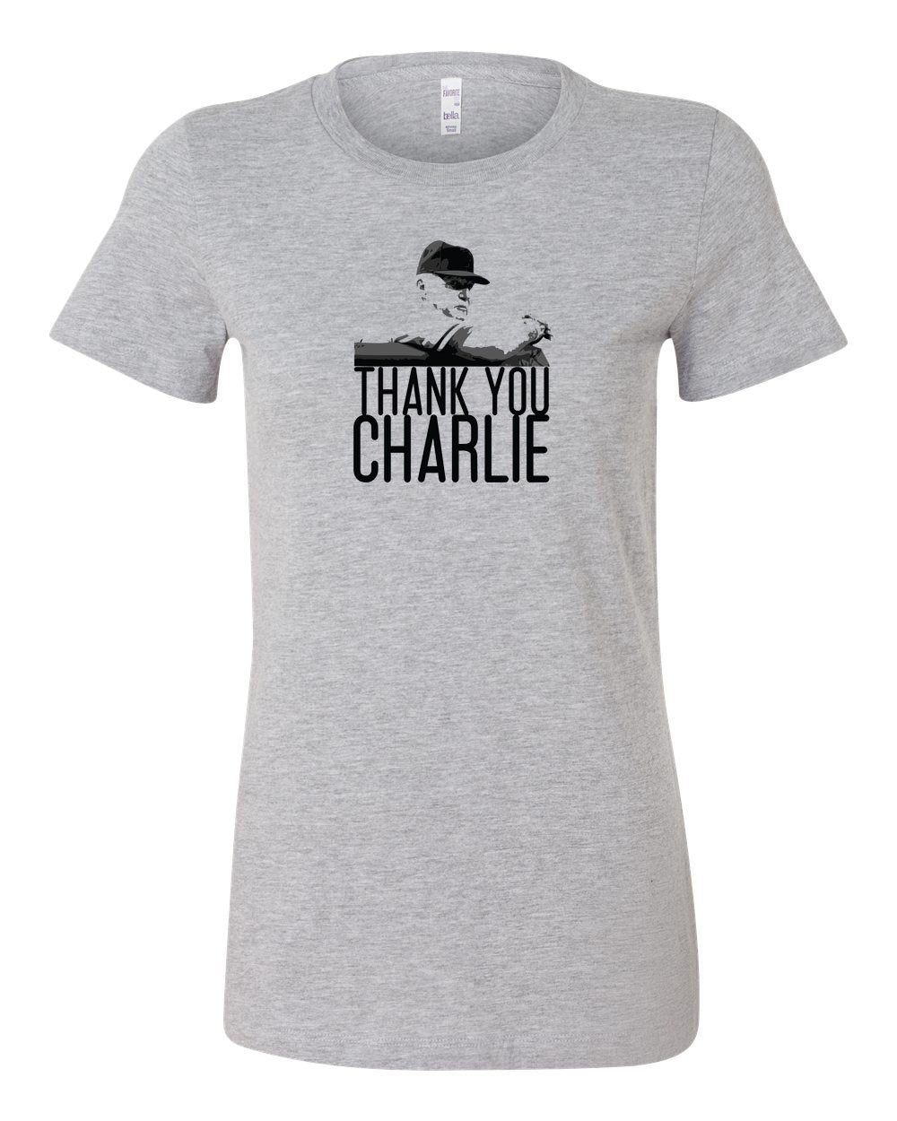 Thank You Charlie LADIES Junior-Fit T-Shirt