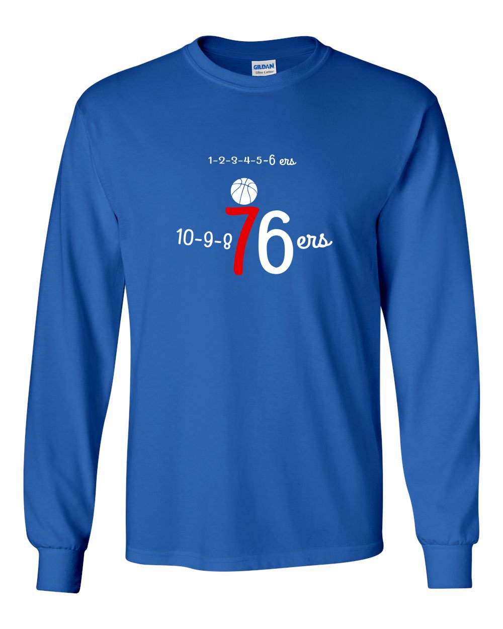 Numbers MENS Long Sleeve Heavy Cotton T-Shirt
