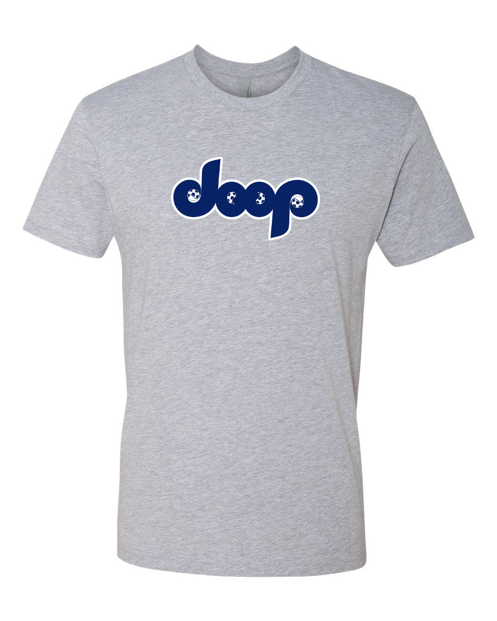 Doop Fightins On Heather Grey Soft-Cotton T-Shirt