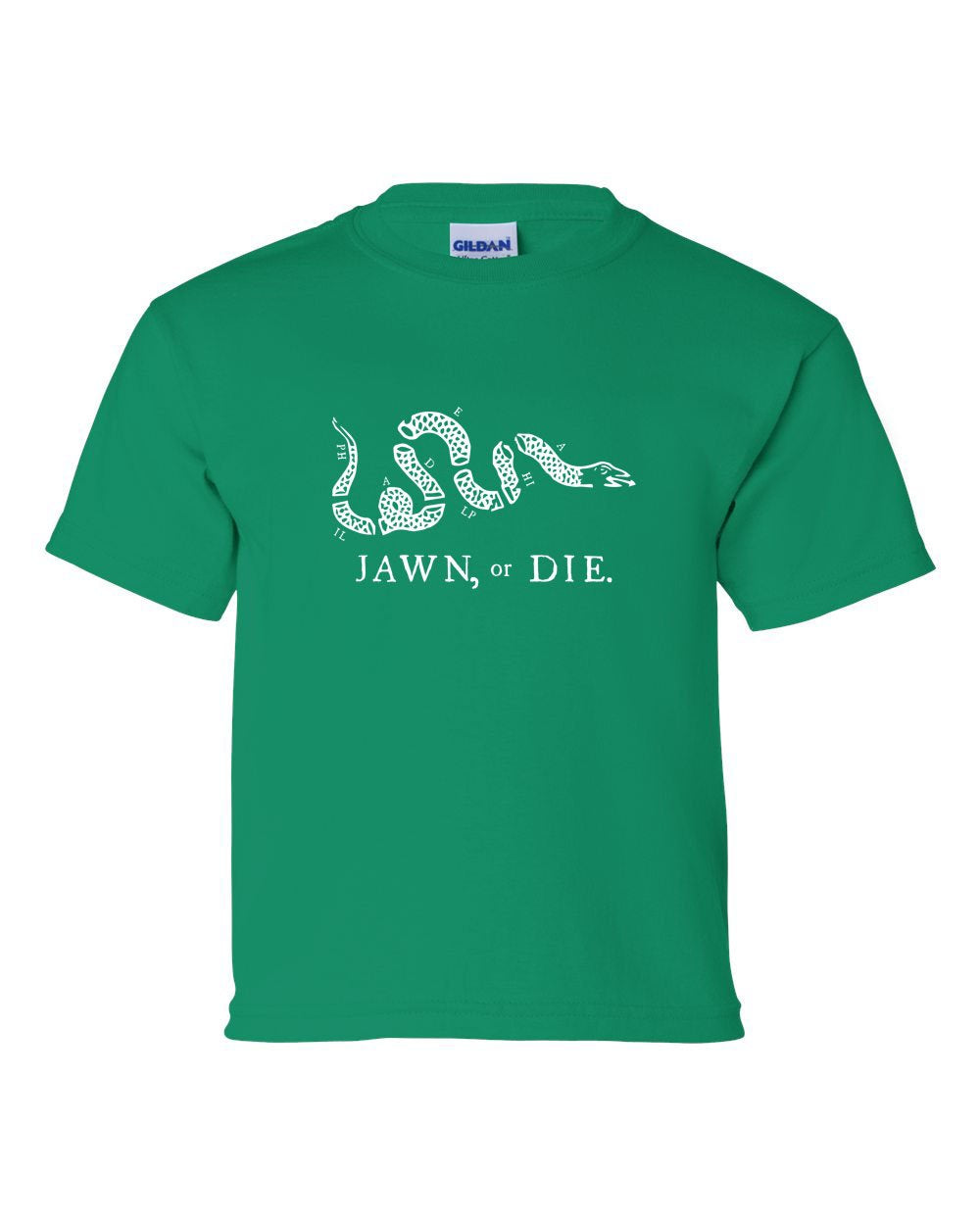 Jawn or Die White Ink KIDS T-Shirt