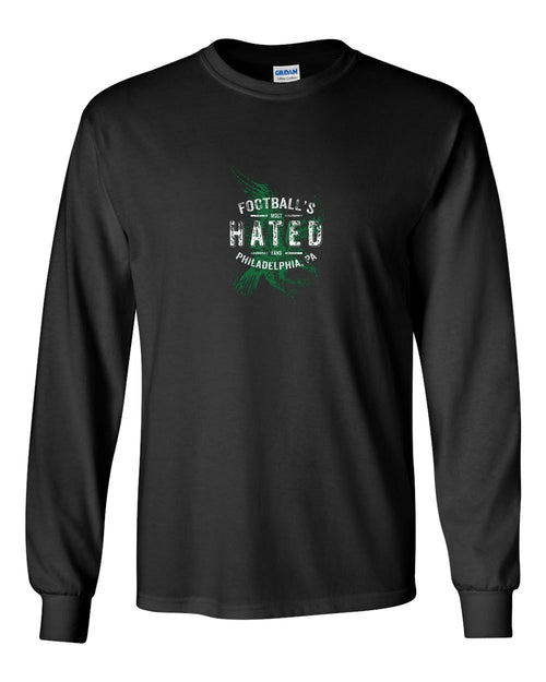 Most Hated Fans MENS Long Sleeve Heavy Cotton T-Shirt
