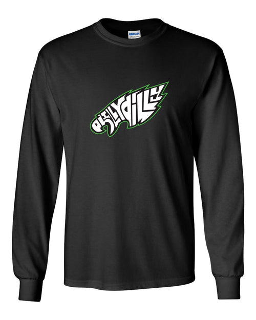 Philly Dilly MENS Long Sleeve Heavy Cotton T-Shirt