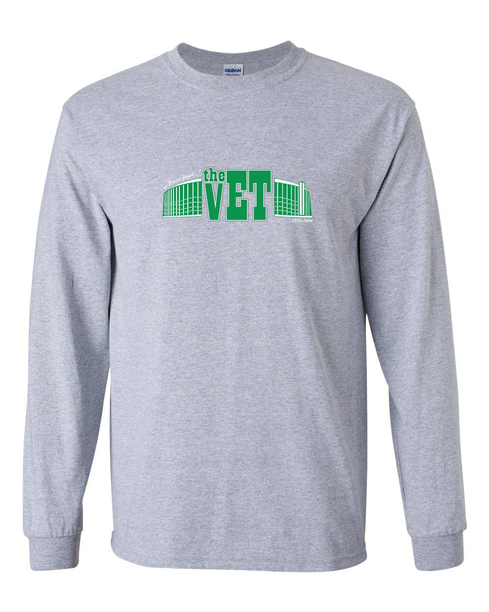 The Vet Football MENS Long Sleeve Heavy Cotton T-Shirt