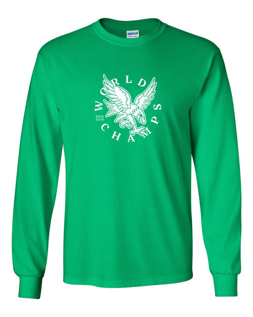 World Champs MENS Long Sleeve Heavy Cotton T-Shirt