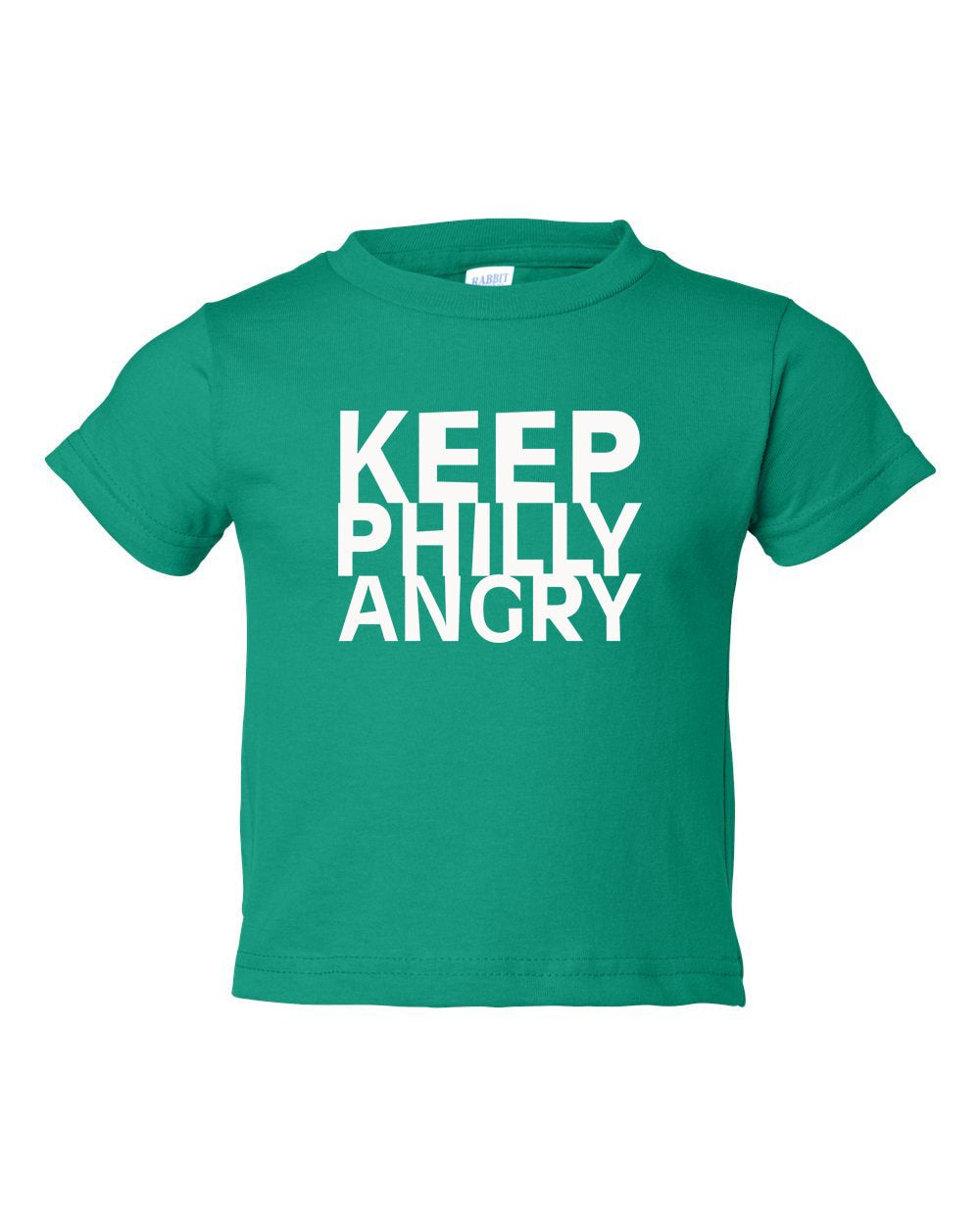 Keep Philly Angry White Ink TODDLER T-Shirt
