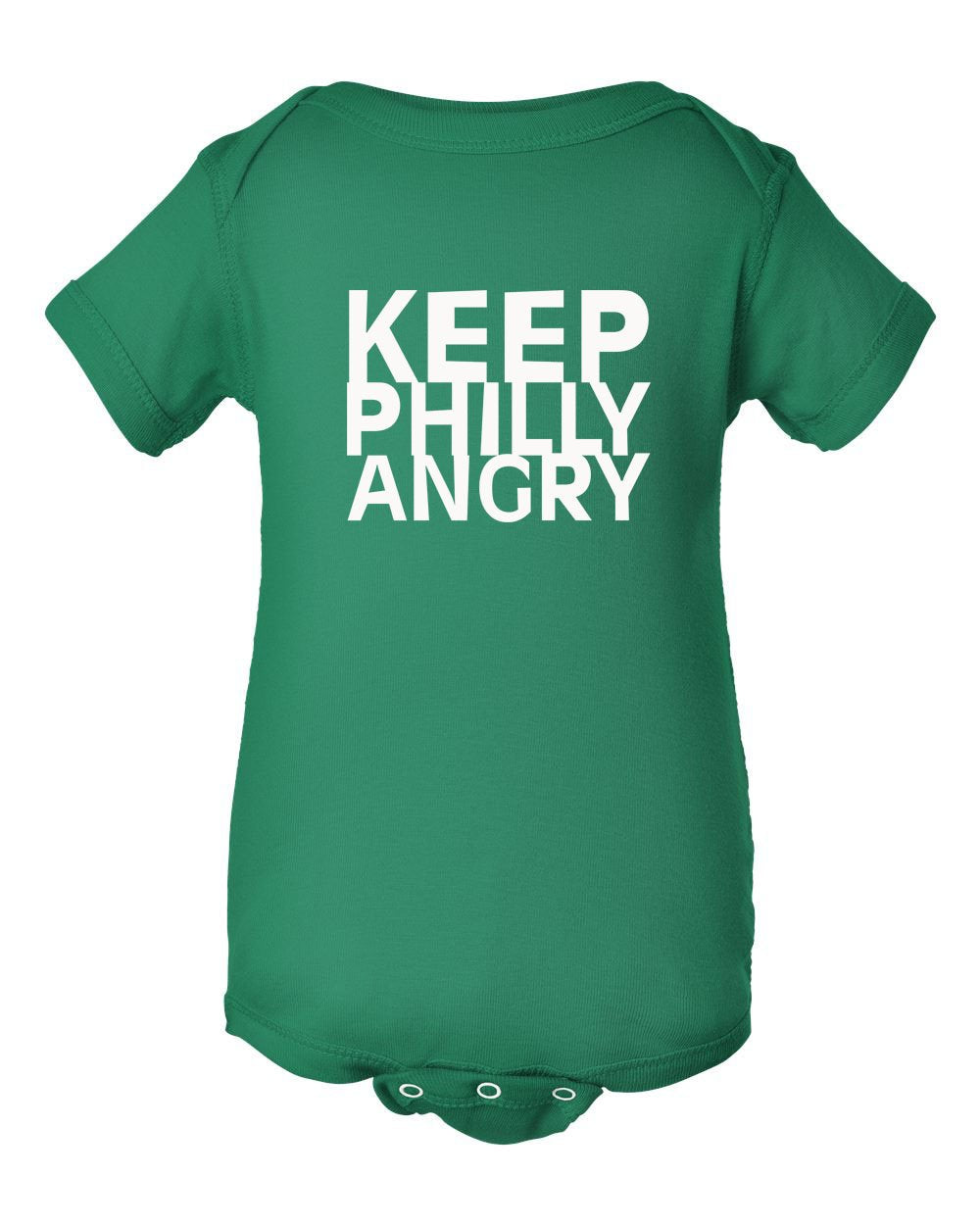 Keep Philly Angry White Ink INFANT Onesie