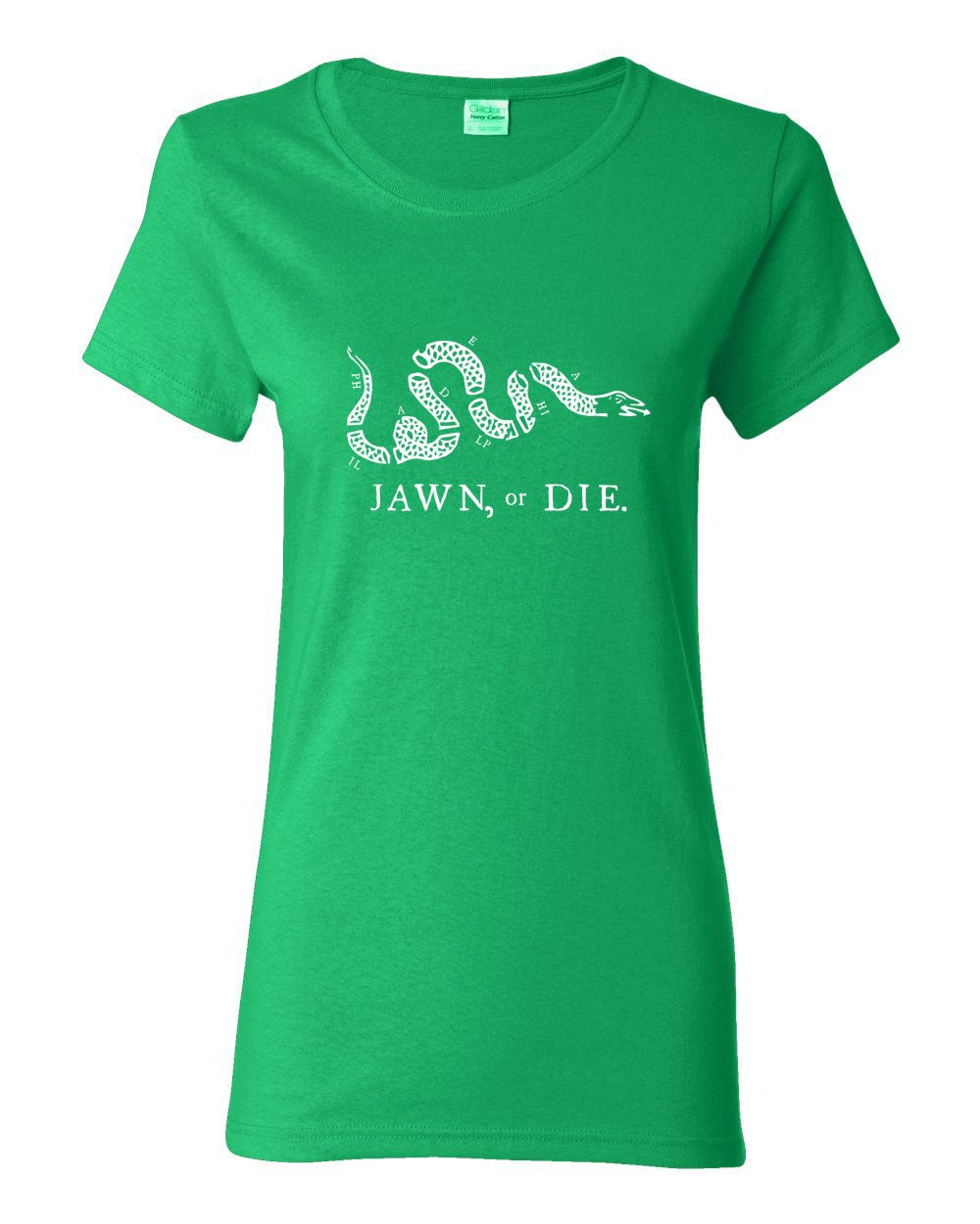 Jawn or Die White Ink LADIES Missy-Fit T-Shirt