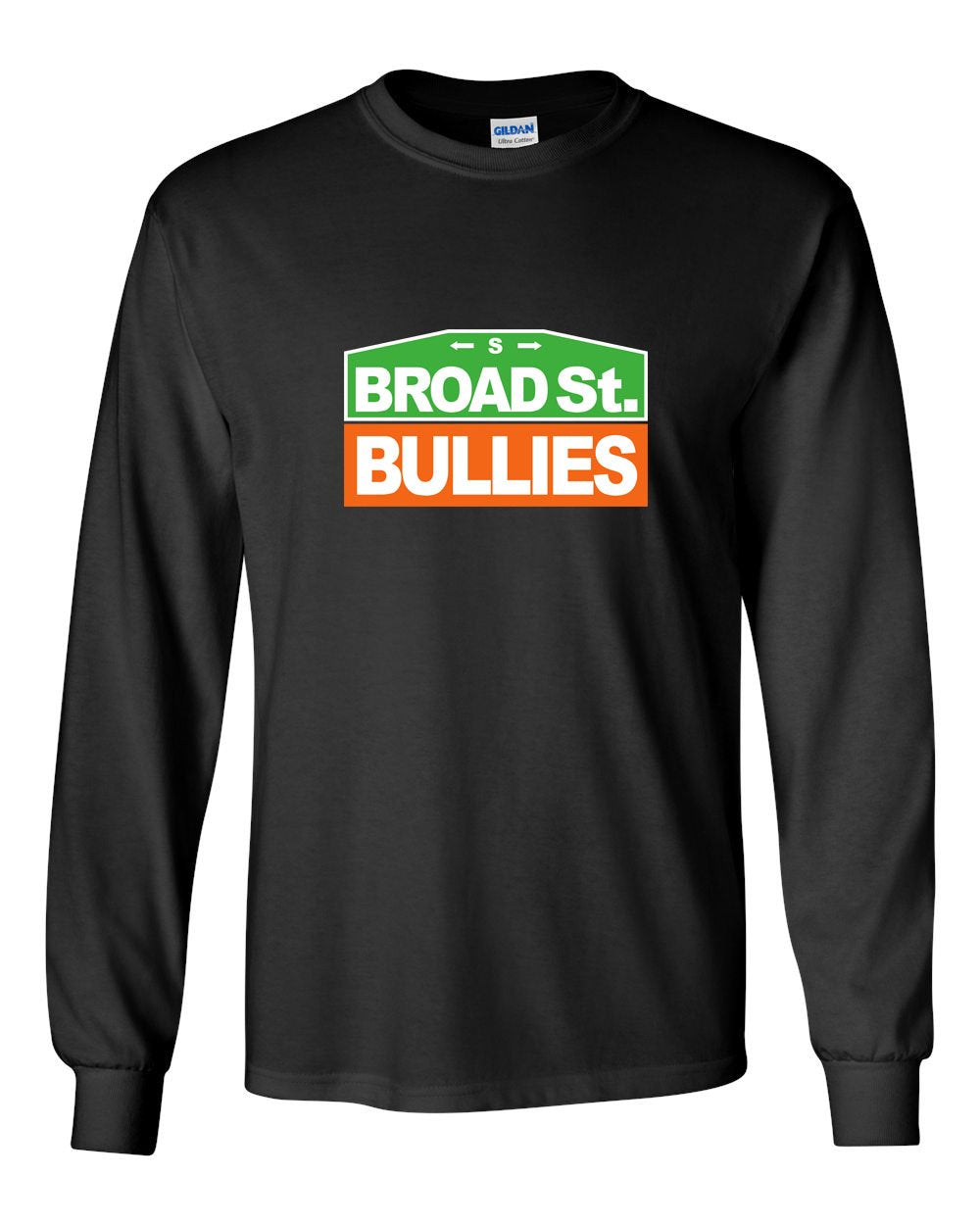 Broad Street Bullies Sign MENS Long Sleeve Heavy Cotton T-Shirt