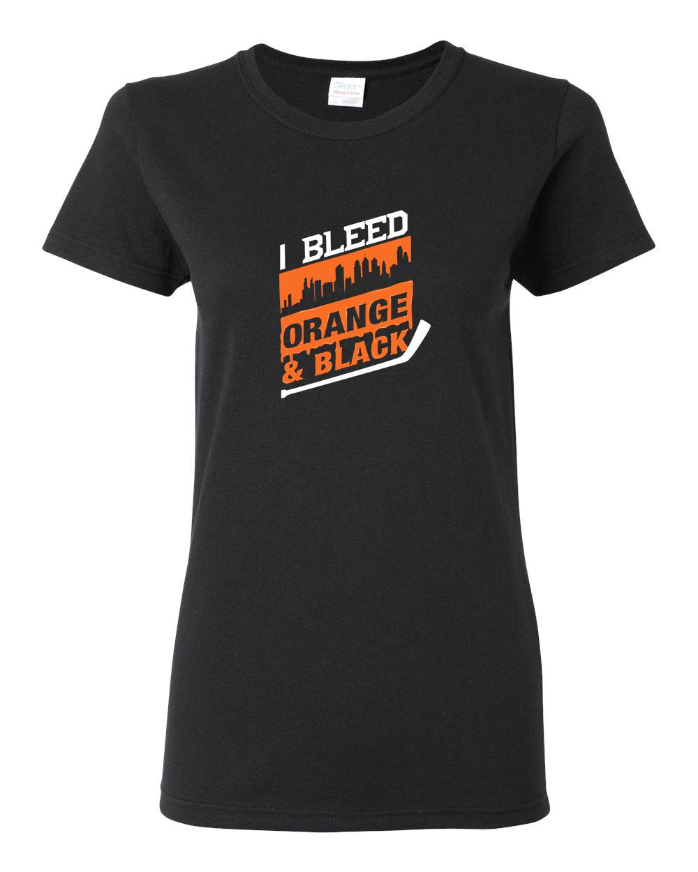 I Bleed Orange and Black LADIES Missy-Fit T-Shirt