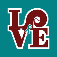 Love Baseball Ladies S/S (Sandy Rollman Ovarian Cancer Foundation)
