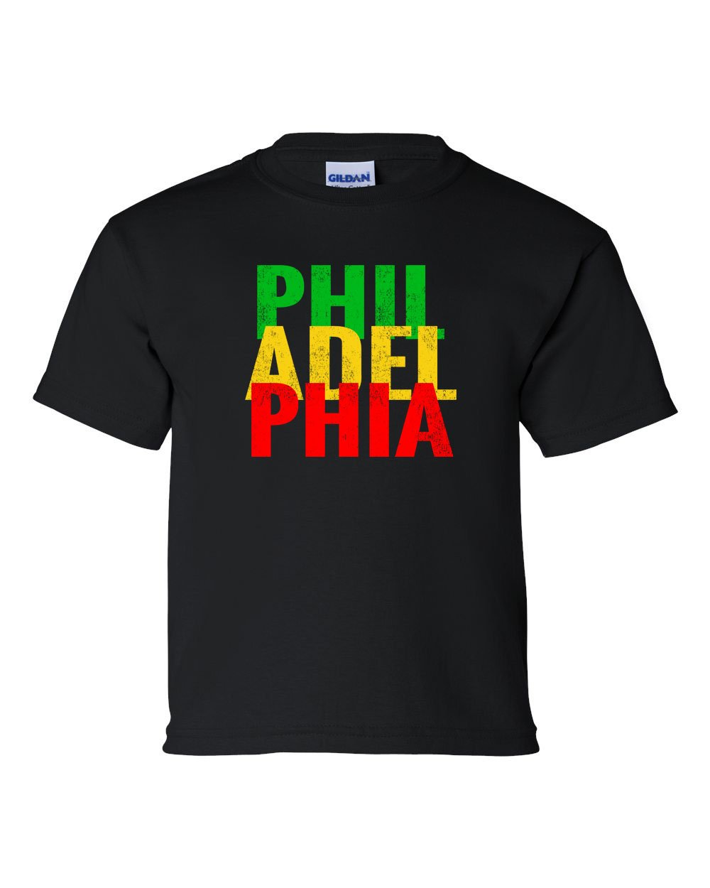 Rasta Philly Letters KIDS T-Shirt