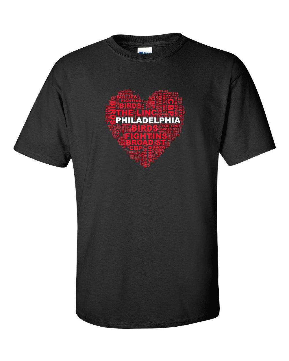 Philly Heart Mens/Unisex T-Shirt