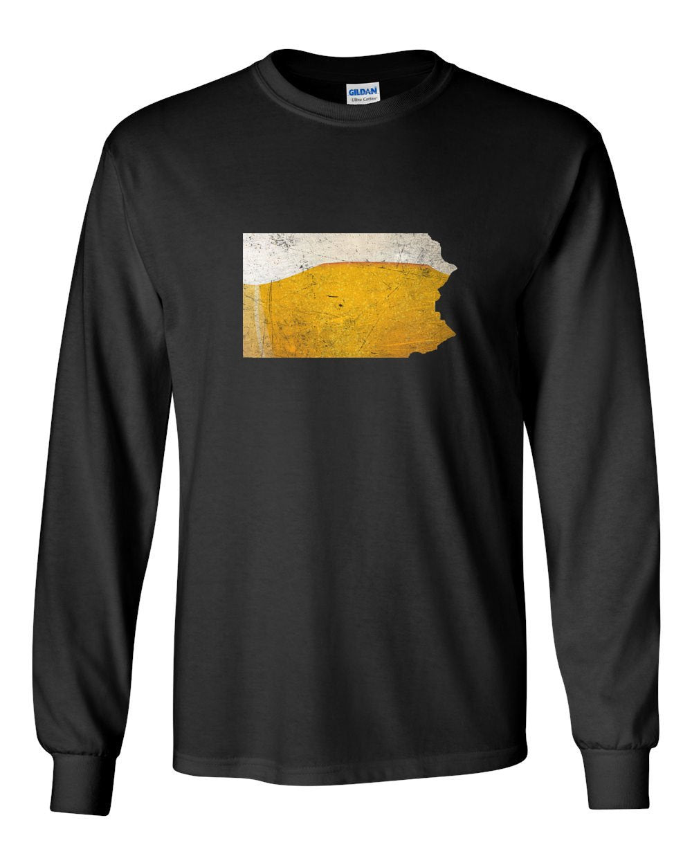 PA Beer MENS Long Sleeve Heavy Cotton T-Shirt