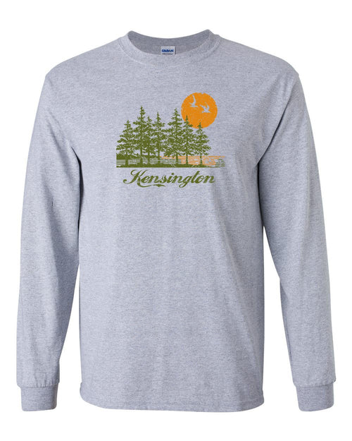 Kensington MENS Long Sleeve Heavy Cotton T-Shirt