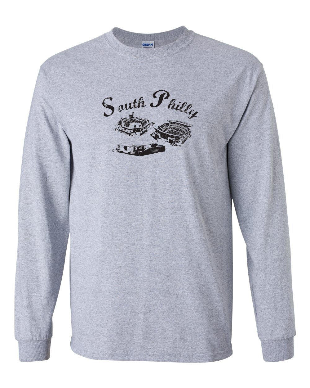 South Philly MENS Long Sleeve Heavy Cotton T-Shirt