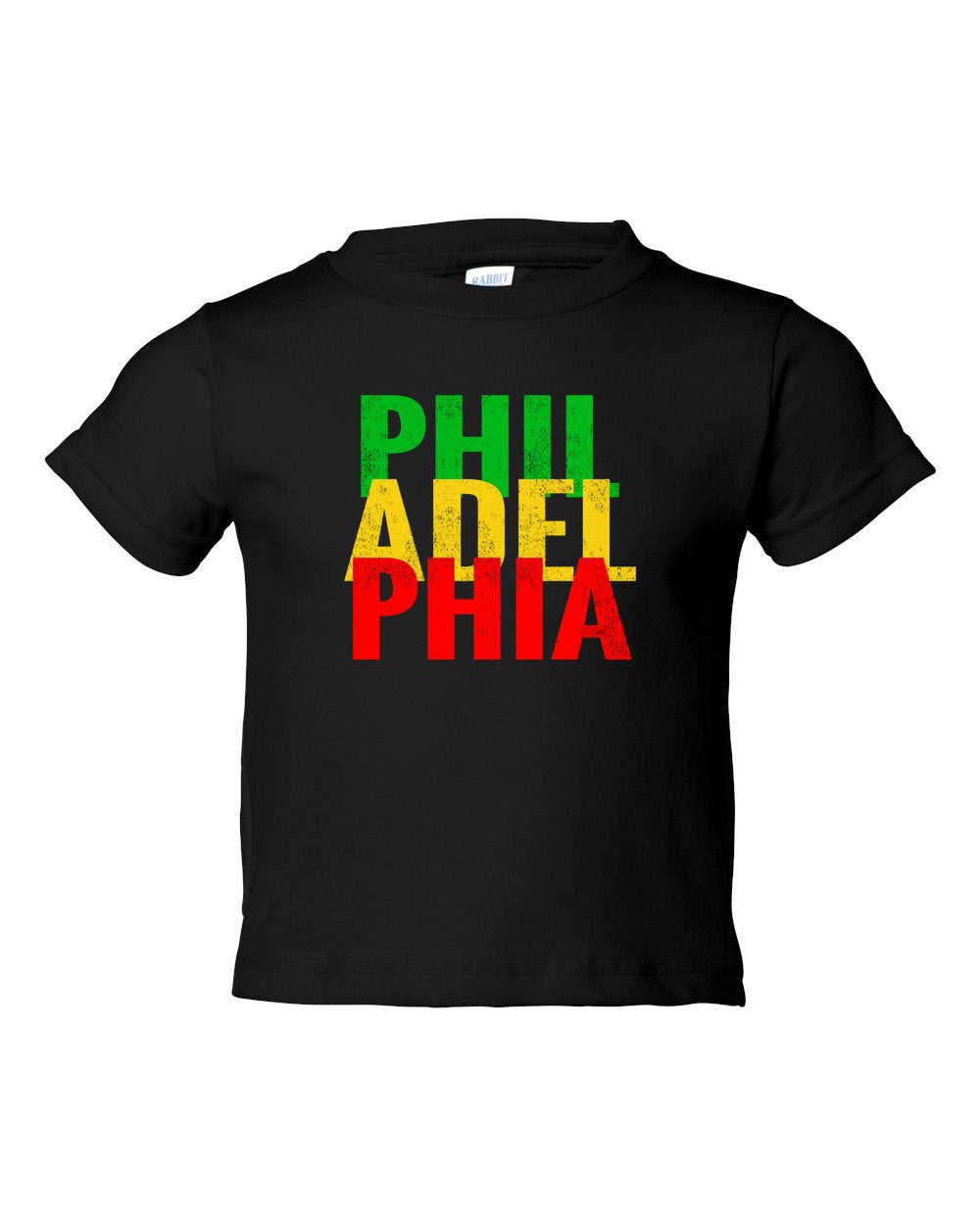 Rasta Philly Letters TODDLER T-Shirt
