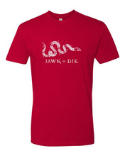Jawn or Die White Ink (Baseball) Mens/Unisex T-Shirt