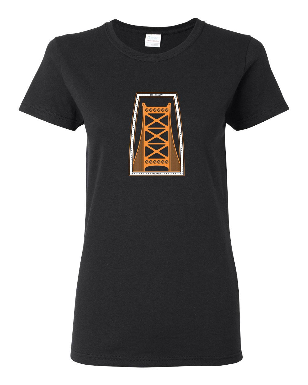 Ben Franklin Bridge Hockey LADIES Missy-Fit T-Shirt
