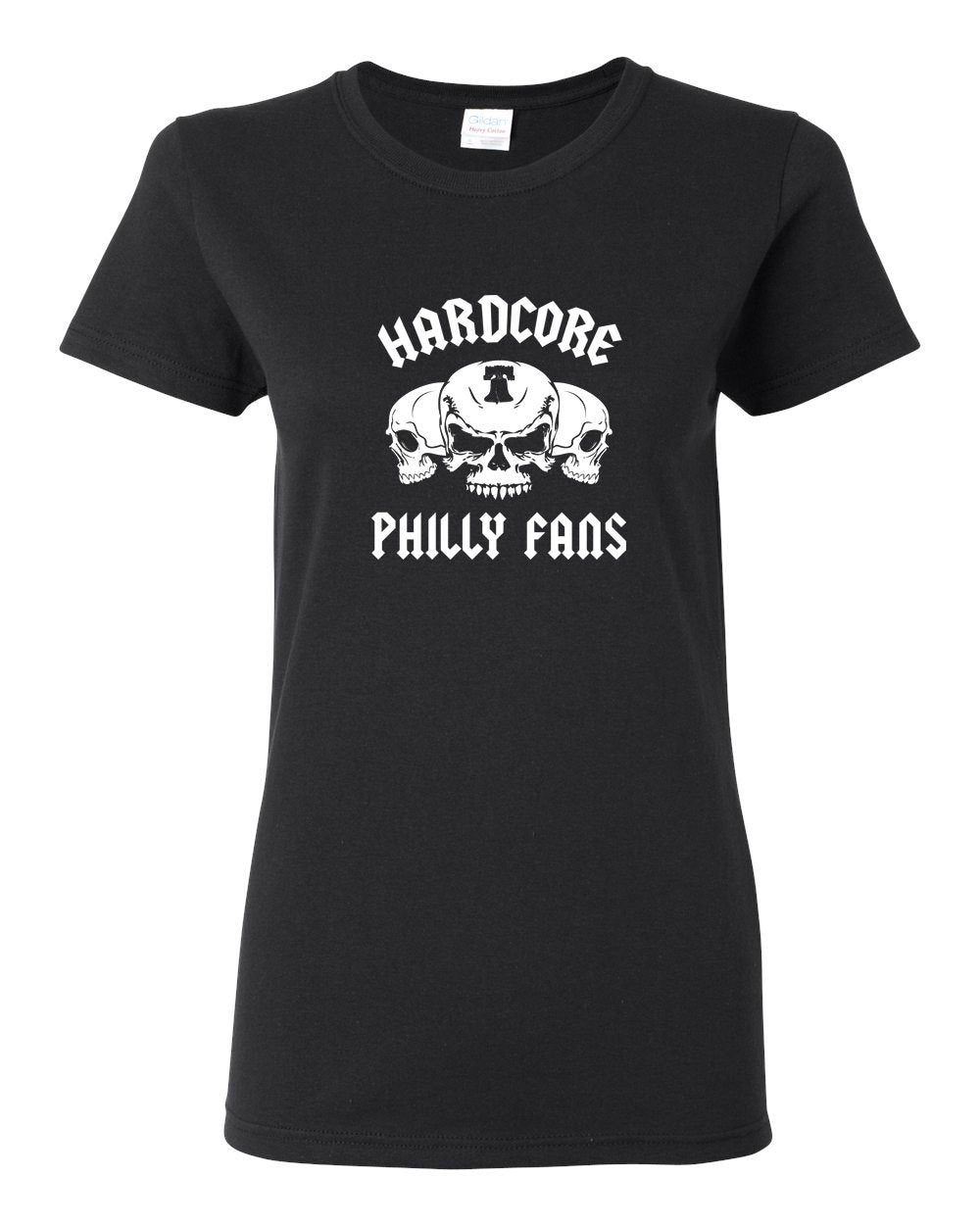 Hardcore Philly Fans LADIES Missy-Fit T-Shirt