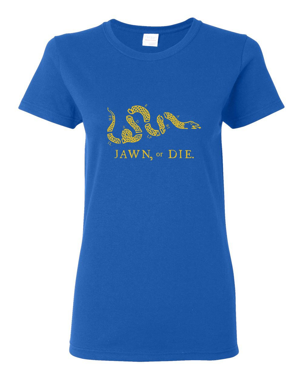 Jawn or Die Yellow Ink LADIES Missy-Fit T-Shirt
