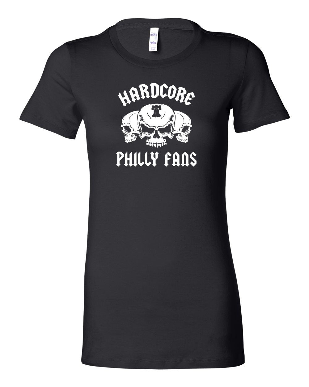 Hardcore Philly Fans LADIES Junior-Fit T-Shirt