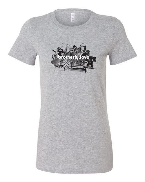 Brotherly Love V1 LADIES Junior-Fit T-Shirt