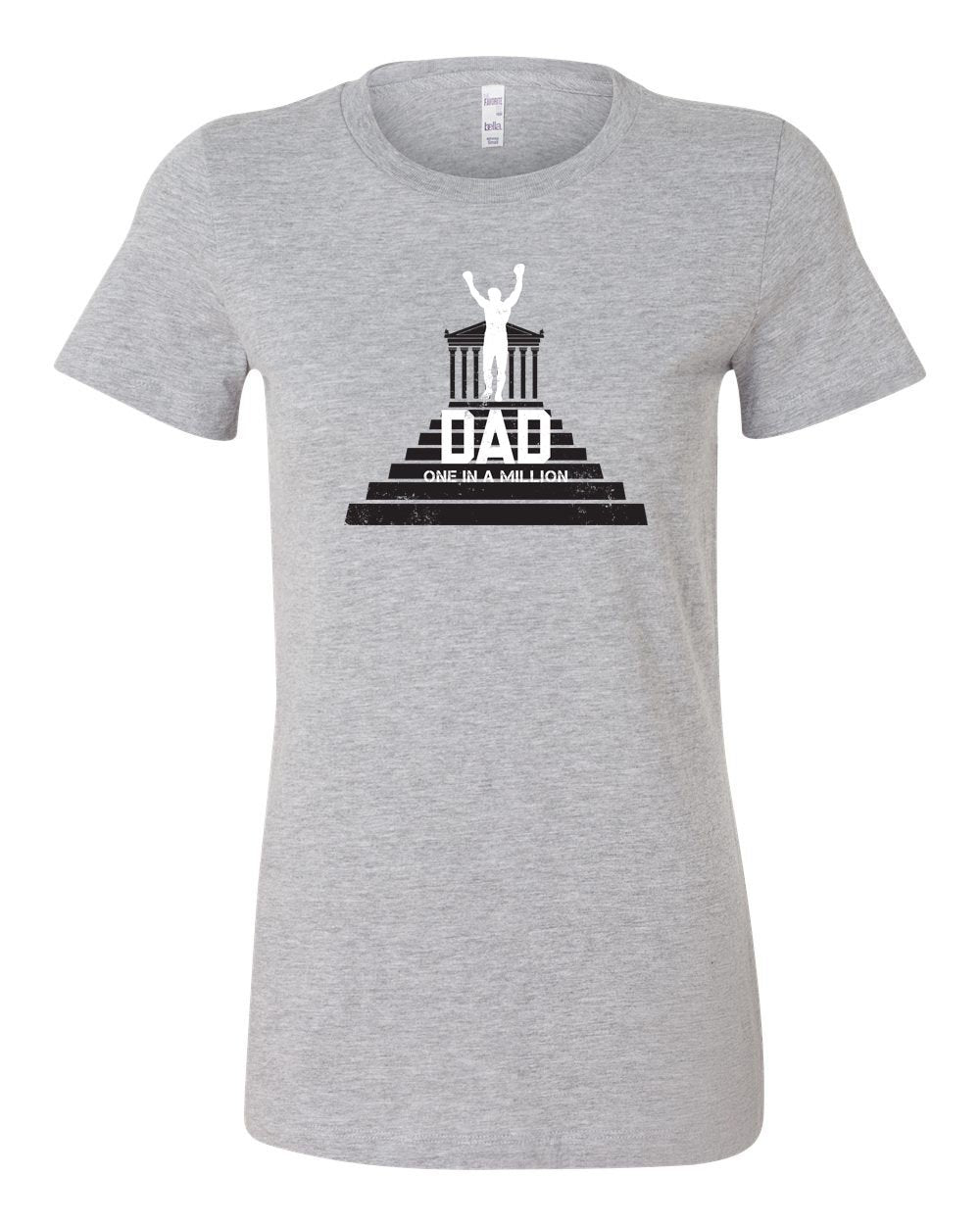 One in a Million Dad LADIES Junior-Fit T-Shirt