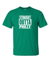 Straight Out of Philly White Ink Mens/Unisex T-Shirt