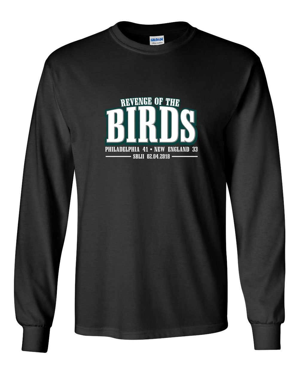 Revenge of the Birds MENS Long Sleeve Heavy Cotton T-Shirt
