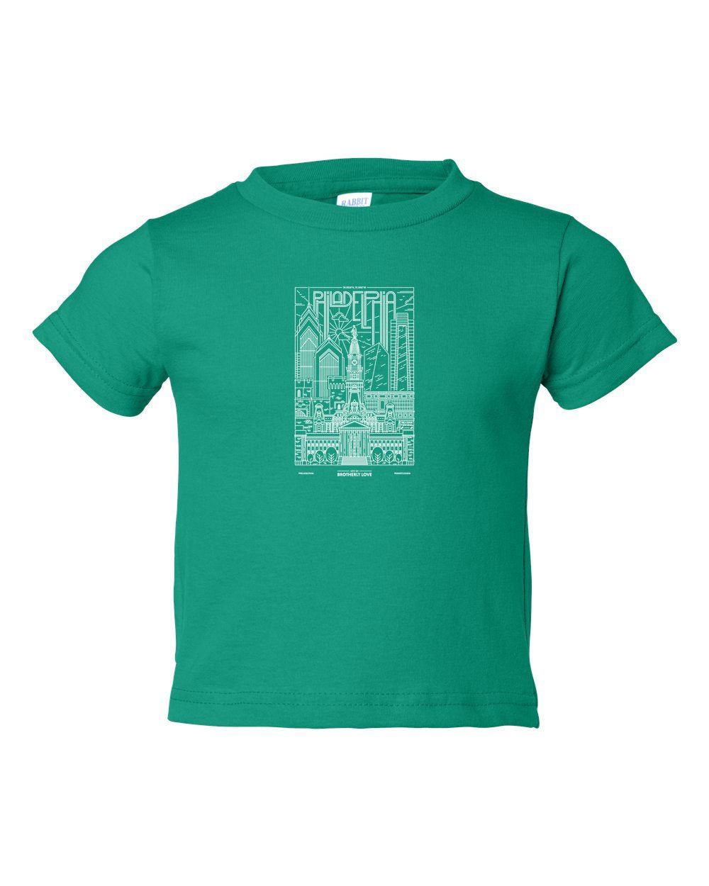 Philadelphia Skyline V2 (Football) TODDLER T-Shirt
