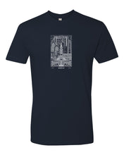 Philly Skyline V2 White Ink Mens/Unisex T-Shirt