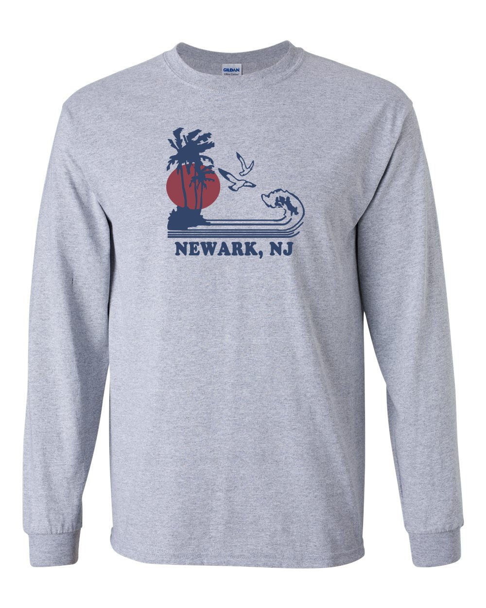 Newark MENS Long Sleeve Heavy Cotton T-Shirt