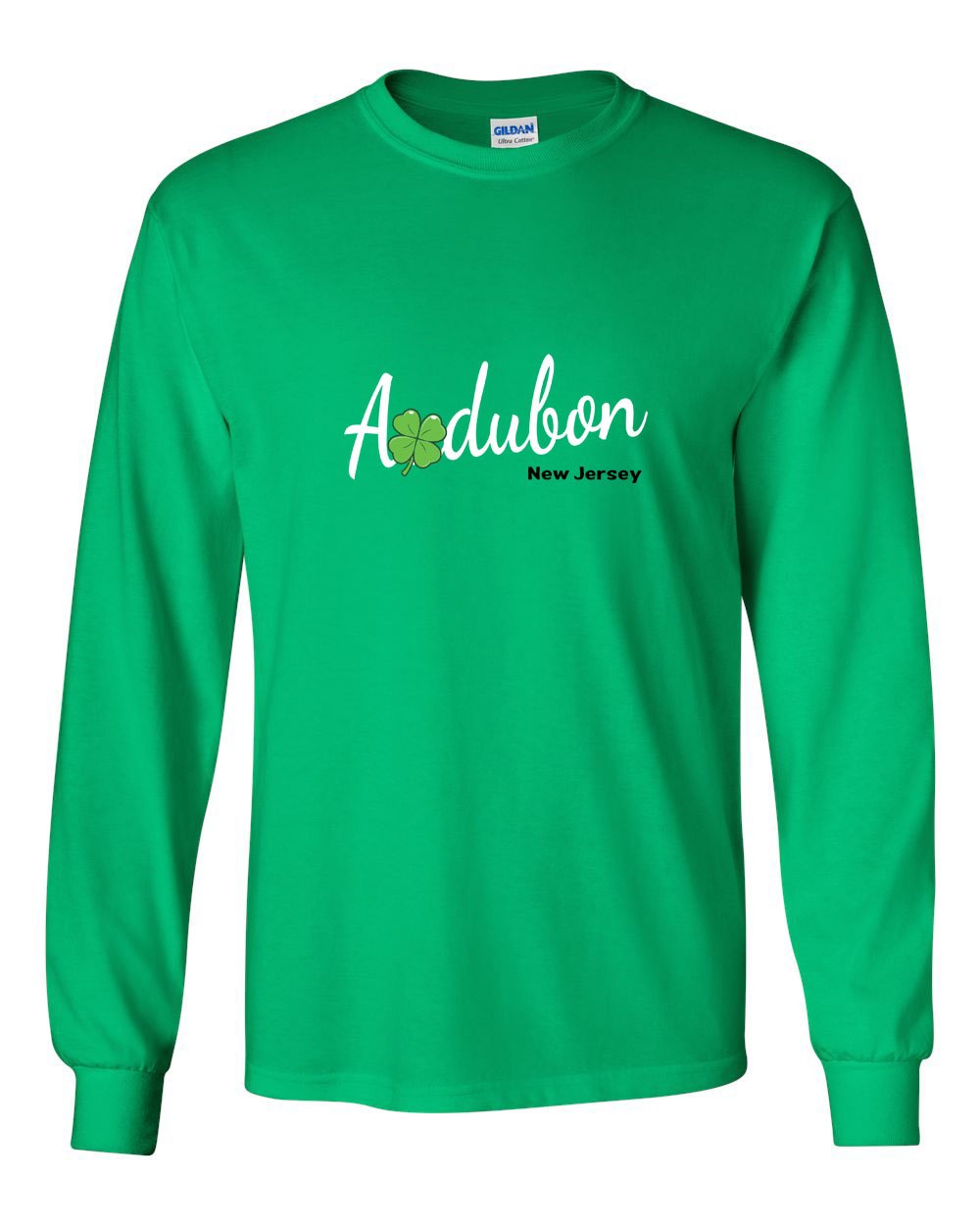Irish Audubon MENS Long Sleeve Heavy Cotton T-Shirt