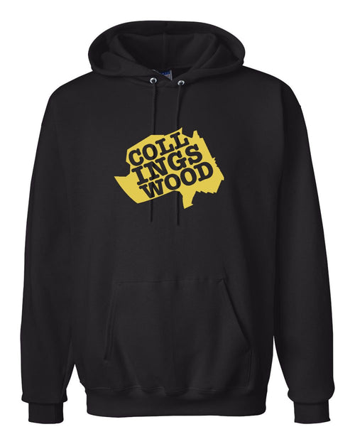 Collingswood Yellow Logo Hoodie